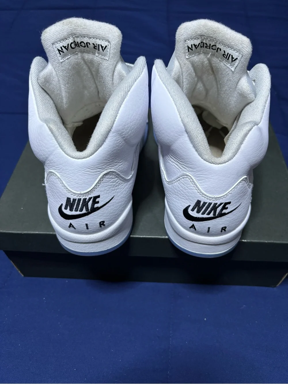 Jordan 5 Retro White Metallic 2026 Size 9.5